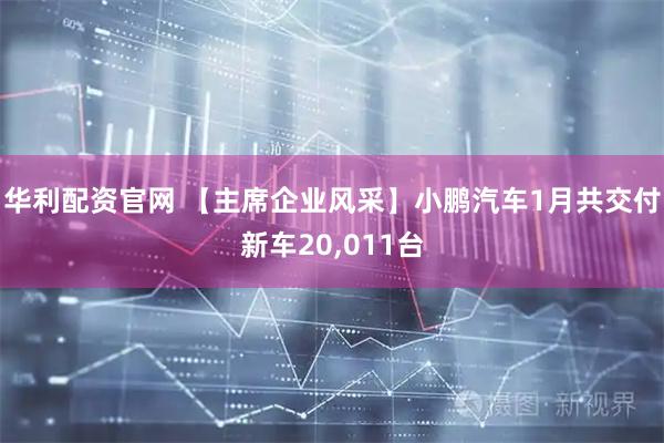 华利配资官网 【主席企业风采】小鹏汽车1月共交付新车20,011台